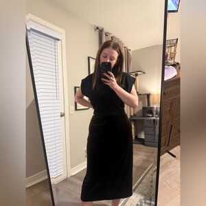 Unique Vintage Leopard Print Midi Skirt